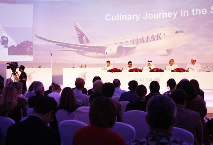 شراكة بين الخطوط الجوية القطرية وأربعة من أشهر طهاة العالم